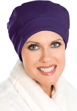 100% Cotton Cozy Cap: Night Sleeping Caps for Women - Sleep Cap for Cancer, Alopecia, Hair Loss