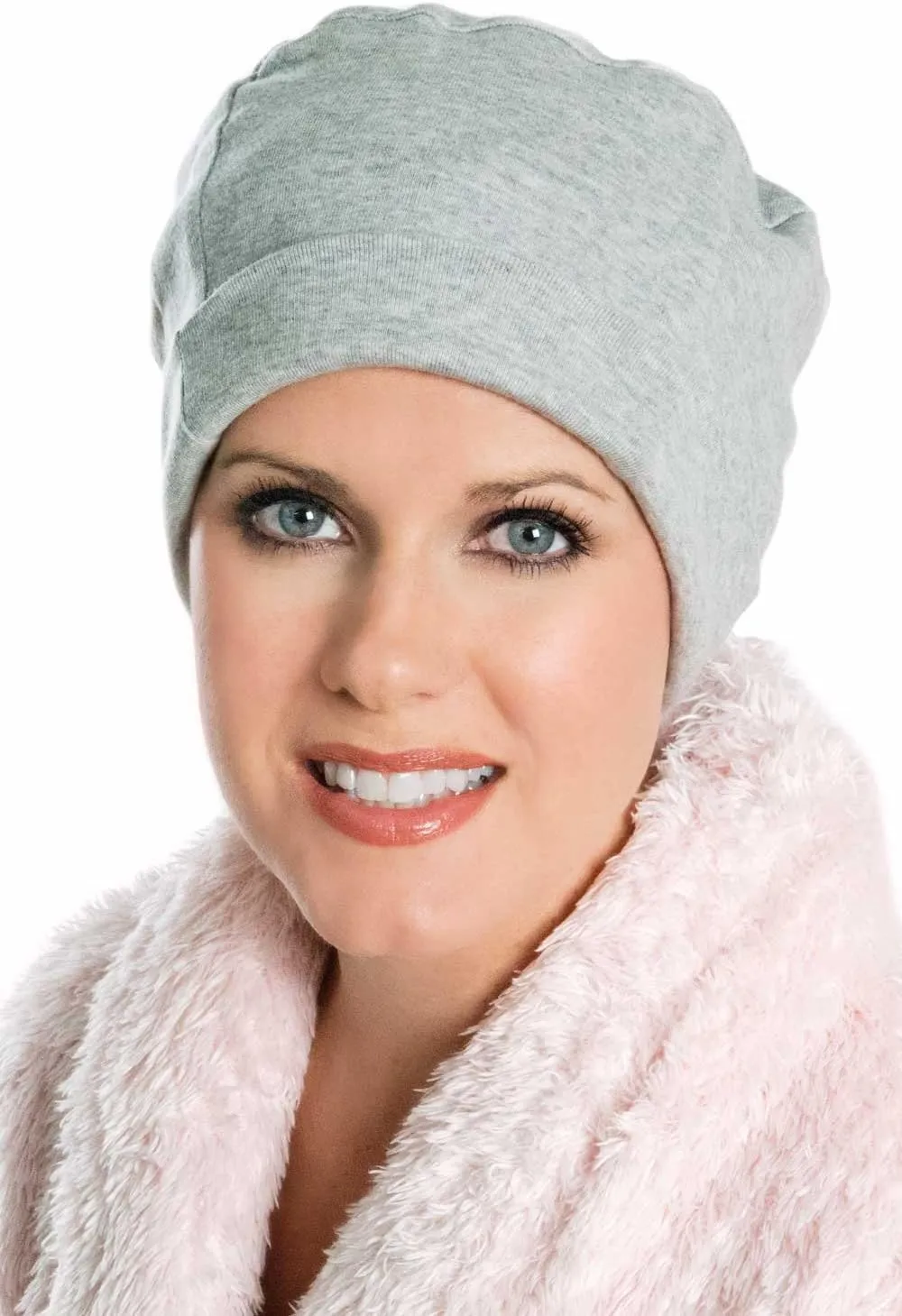 100% Cotton Cozy Cap: Night Sleeping Caps for Women - Sleep Cap for Cancer, Alopecia, Hair Loss