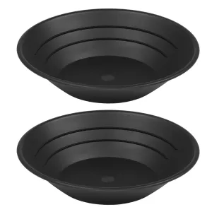 10" Plastic Gold Pan Panning for Gold Prospecting Mining Operations 2 Pack