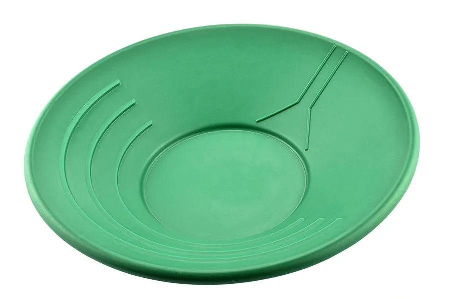 14" Gold Pan, Depth-2-5/8" 3 Ridges Water Guide