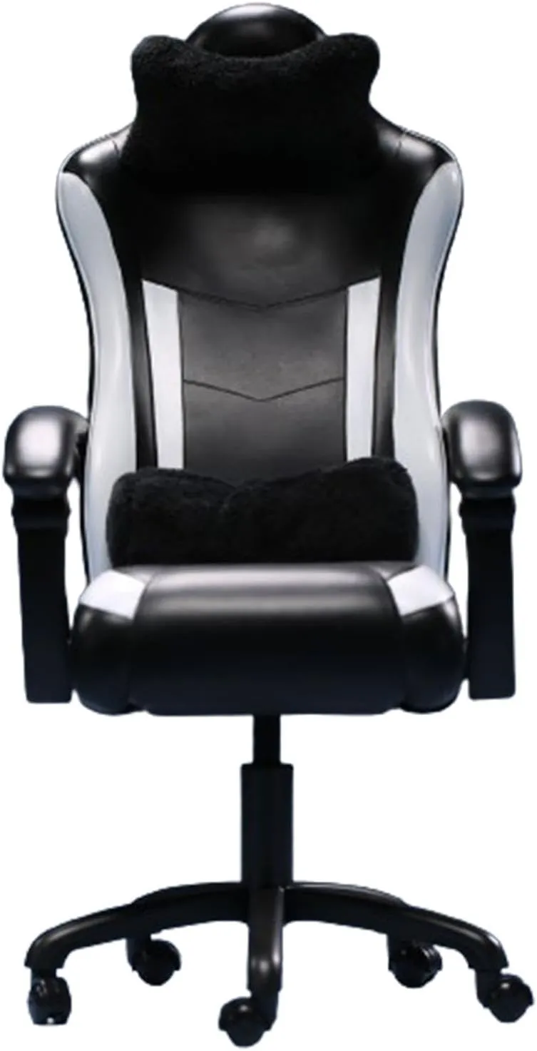1:6 Scale Gaming Chair Model Doll Decor Accessories Office Game Chair for 12inch Action Figures Doll Model, Black