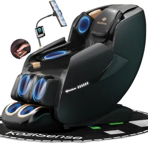 2025 Massage Chair Full Body, Zero Gravity SL-Track Shiatsu Massage Recliner Chair with Heat, AI Control, Body Scan and Calfrest Extension