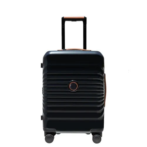 24" Luggage Lightweight Suitcase TSA Lock USB port BLACK