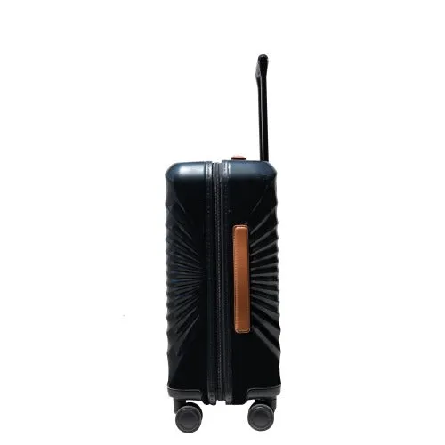 24" Luggage Lightweight Suitcase TSA Lock USB port BLACK