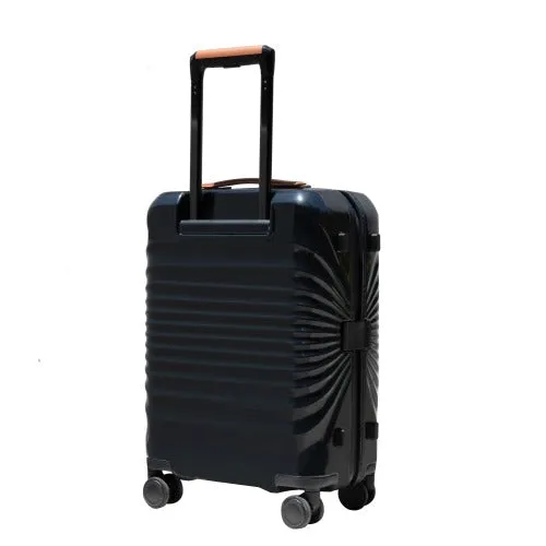 24" Luggage Lightweight Suitcase TSA Lock USB port BLACK