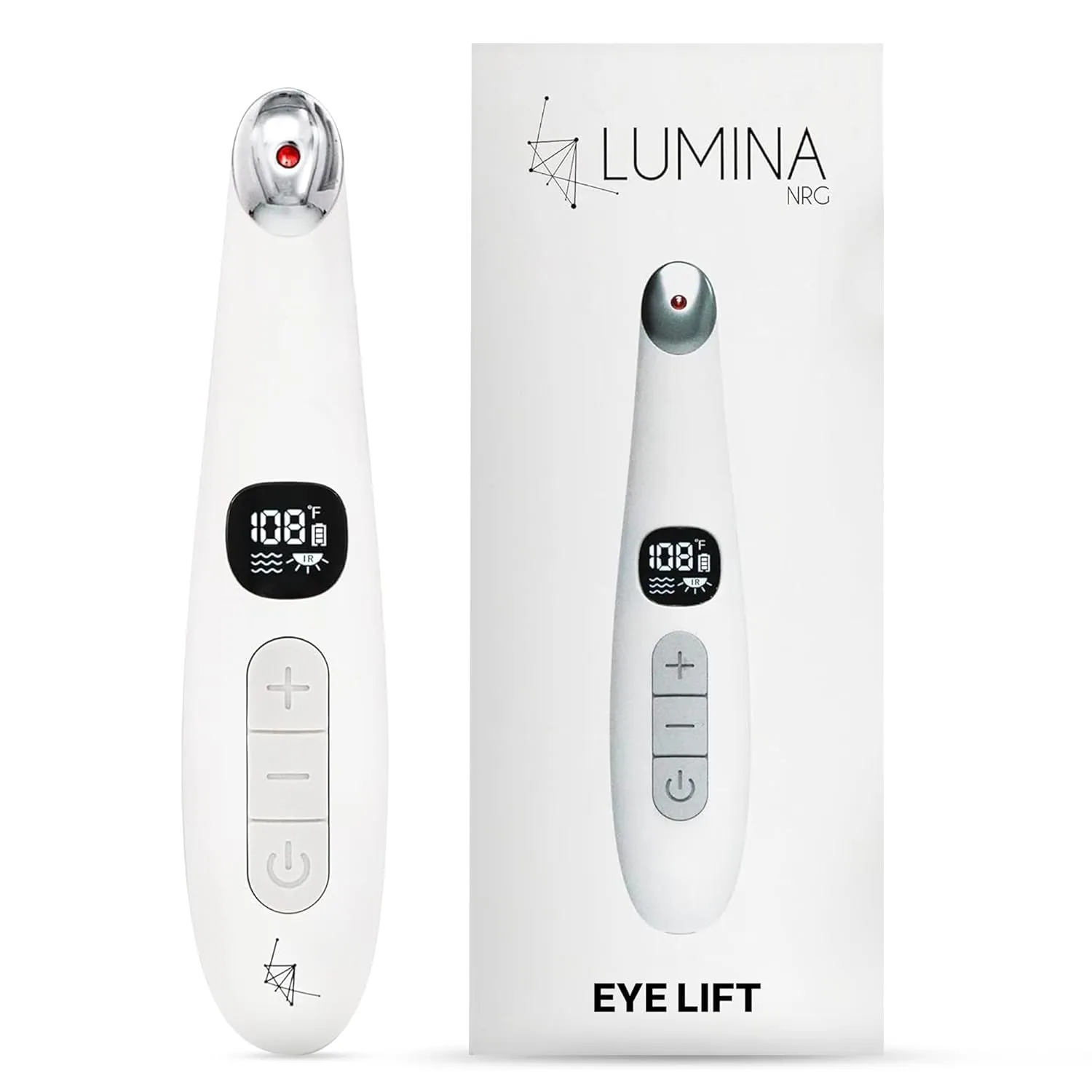 3-in-1 Eye Massage Wand - Reduce Fine Lines, Dark Circles & Inflammation - Improve Skin Elasticity & Blood Flow | Lumina NRG