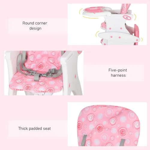3-in-1 High Chair – Adjustable & Convertible Design