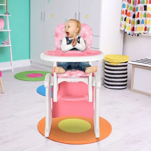 3-in-1 High Chair – Adjustable & Convertible Design