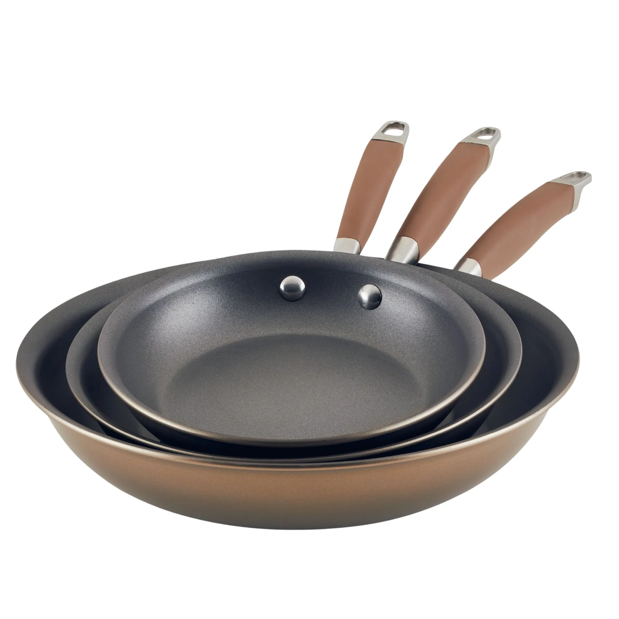 3-Piece Nonstick Frying Pan Set
