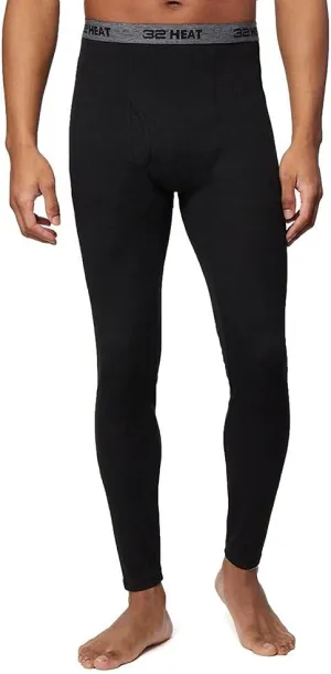 32 Degrees Heat Men’s Performance Thermal Midweight Waffle Baselayer Legging Pant
