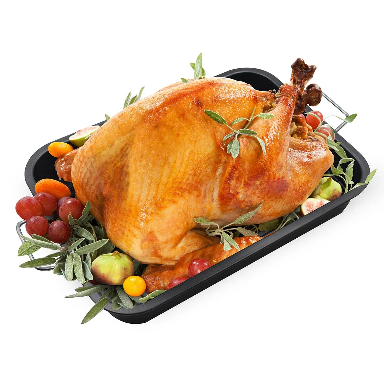 5-Piece Set: Non-Stick Roaster Pan Set