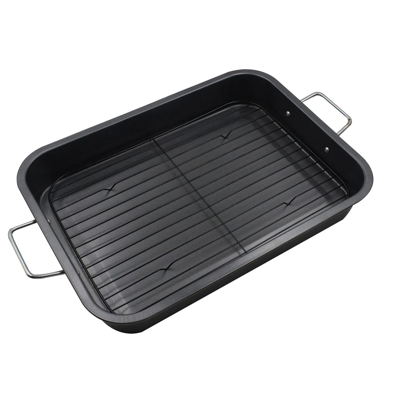5-Piece Set: Non-Stick Roaster Pan Set