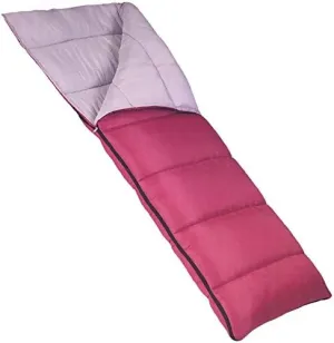 75.0 x 33.0 Inches Aldi Summer 40 Degree Red Sleeping Bag