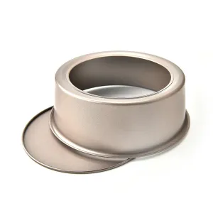 8-Inch Non-Stick Round Cake Pan with Removable Base