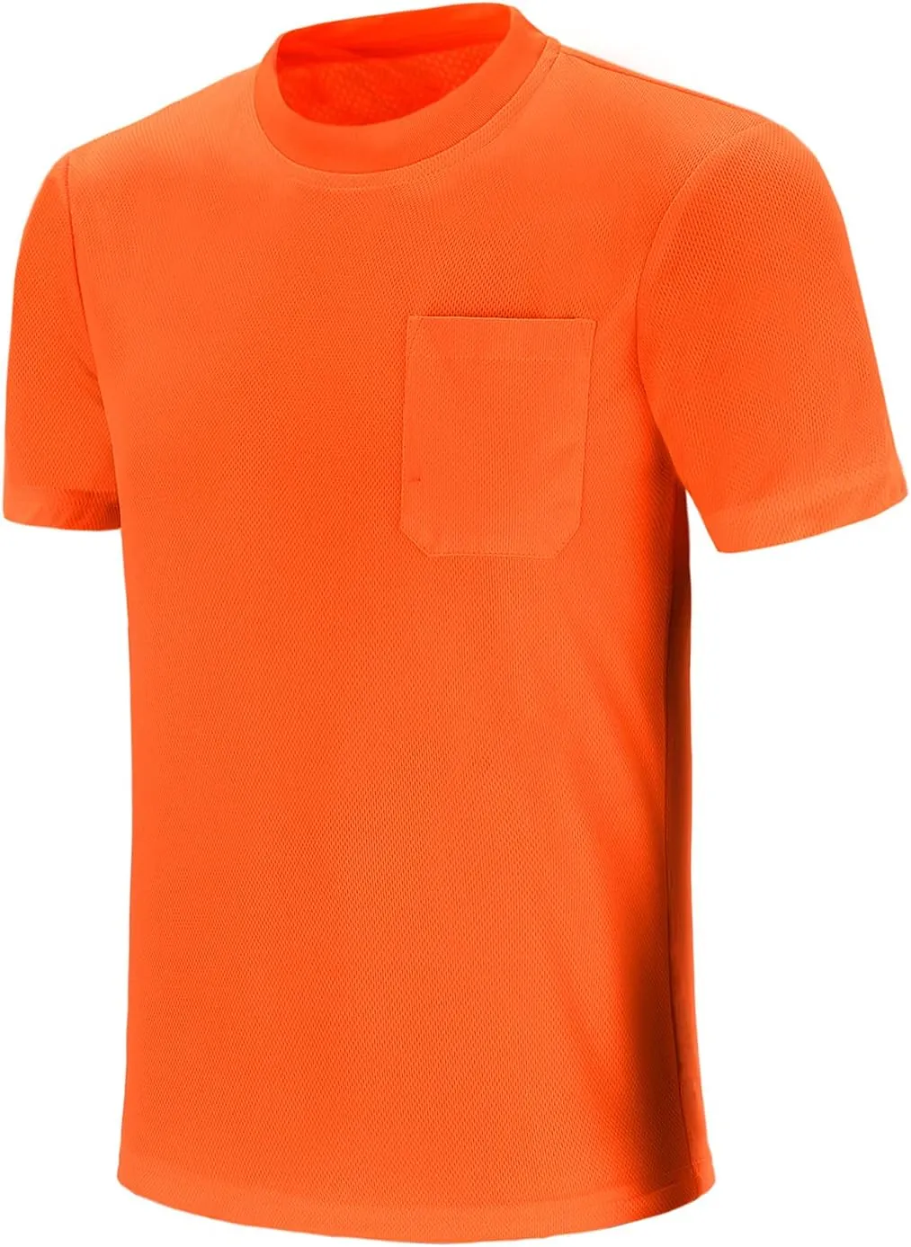 A-SAFETY Custom Shirt for Men High Visibility Safety Customize Logo Short Sleev T Shirt (XS-6XL)