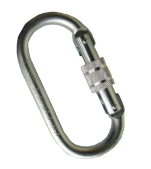 ADELA Steel Screwgate Carabiner #AF09