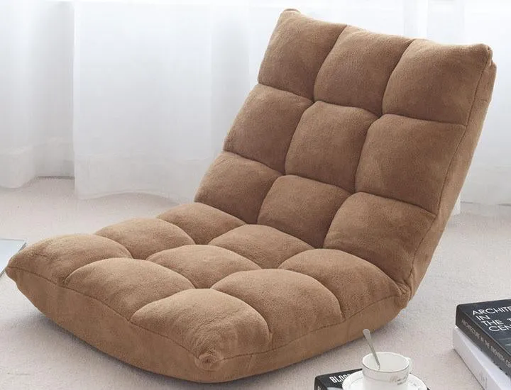Adjustable 14-Position Folding Floor Chair
