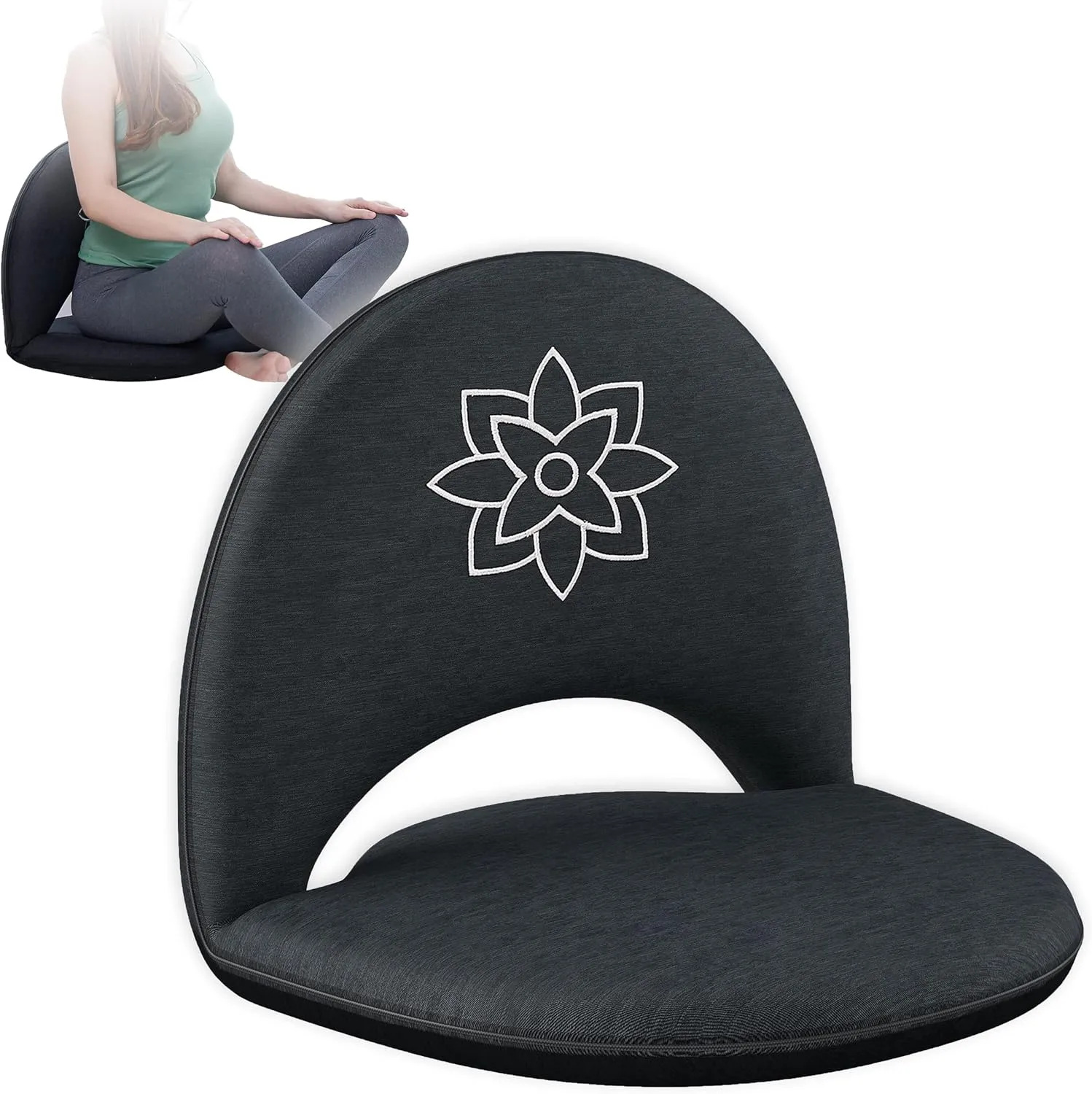 Adjustable Back Support Floor Chair