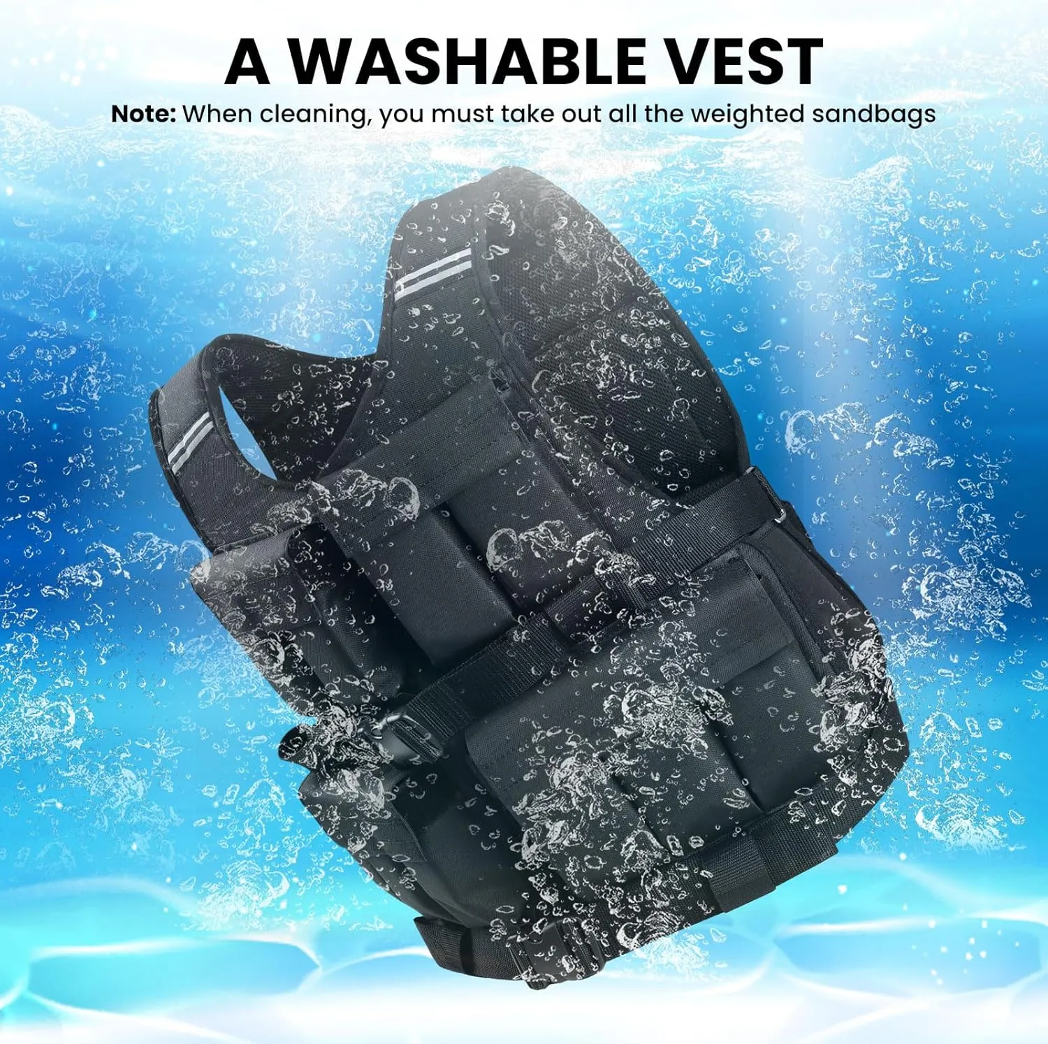 Adjustable Weighted Vest for Men Woman With Shoulder Pads 18lbs | 30lbs | 40lbs, Weight Vest For Walking, Rucking, Cross Training, Running, Muscle Building - Breathable, Comfortable, Washable