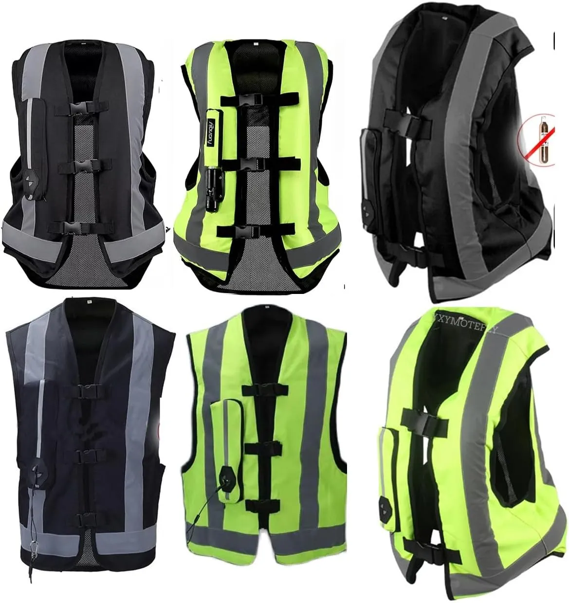 Adult Motorcycle Airbag Vest Lightweight, Adjustable, Equestrian Or Horse, Sports Vest 0.03S Trigger Body Airbag