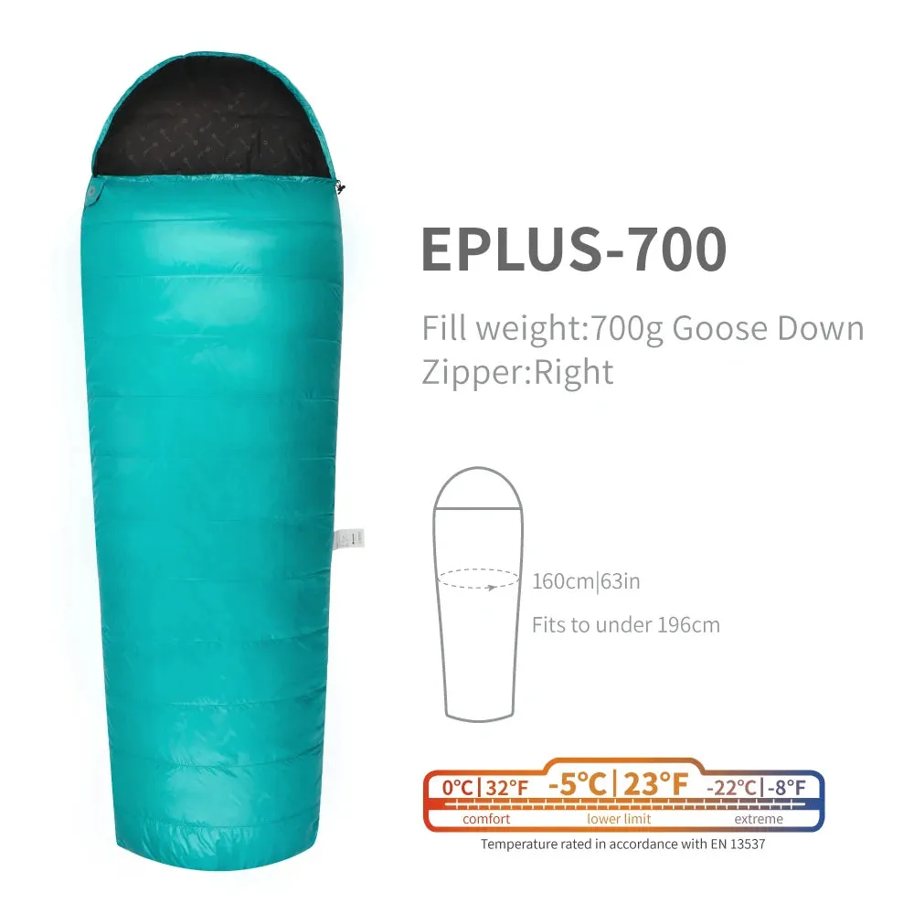 AEGISMAX Eplus400-1000 Series 800FP Goose Down Sleeping Bag Ultralight Sleeping Bag for Men & Women