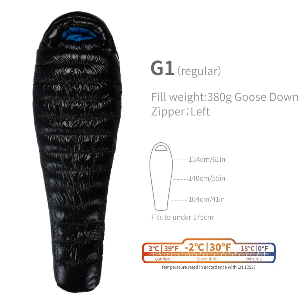 AEGISMAX G1 -2 Degree 800FP Goose Down Sleeping Bag Ultralight Sleeping Bag for Men & Women