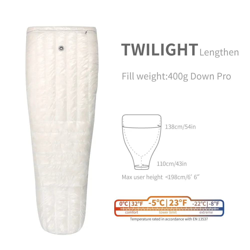 AEGISMAX Wind Hard Twilight 10D -5 Degree 800FP Down Sleeping Bag Ultralight Sleeping Bag