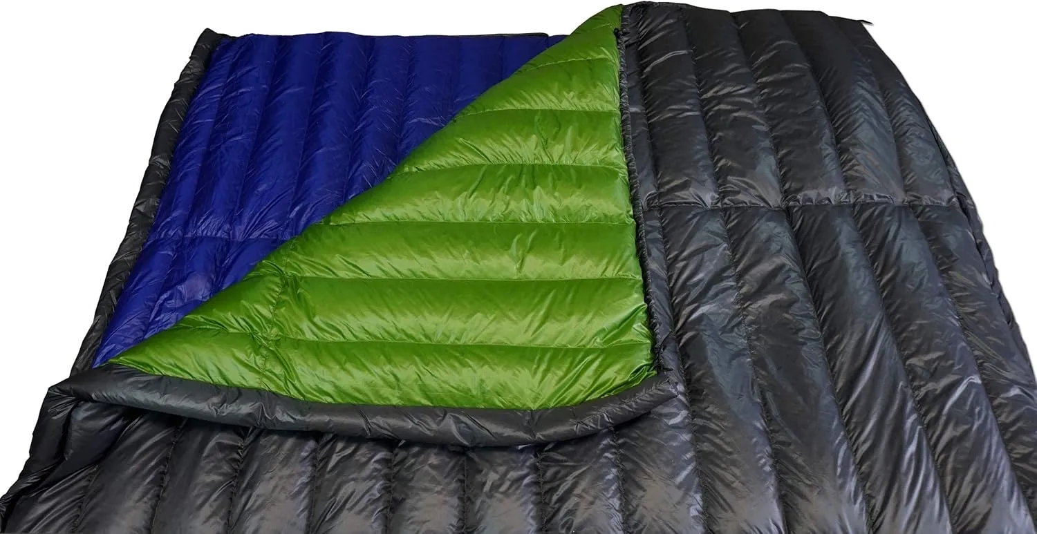 Aerie 0 15 30 45 Degree Down Underquilt 800  Fill Power Starting just Over 2 lbs. Sleeping Bag w/LoftTek Options