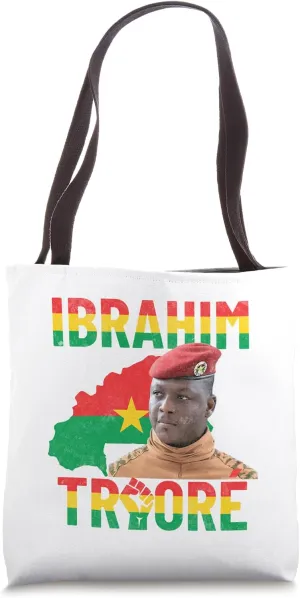 Africa Resistance Thomas Sankara Burkina Faso Ibrahim Traore Tote Bag