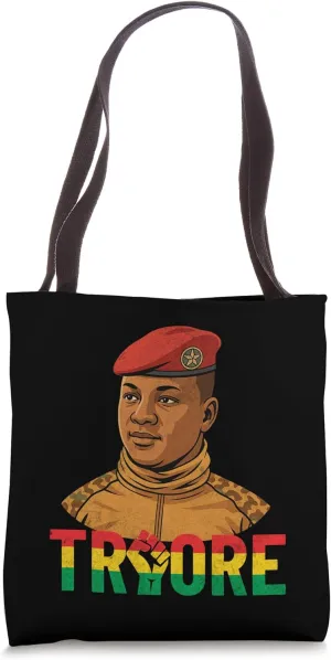 Africa Resistance Thomas Sankara Burkina Faso Ibrahim Traore Tote Bag
