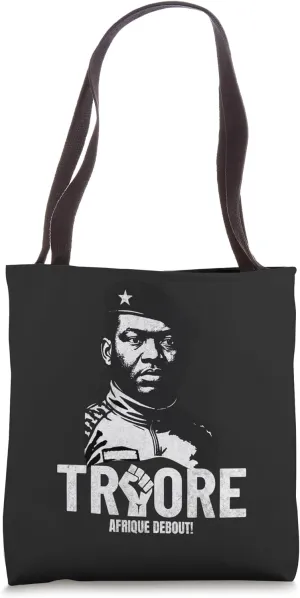 Africa Resistance Thomas Sankara Burkina Faso Ibrahim Traore Tote Bag