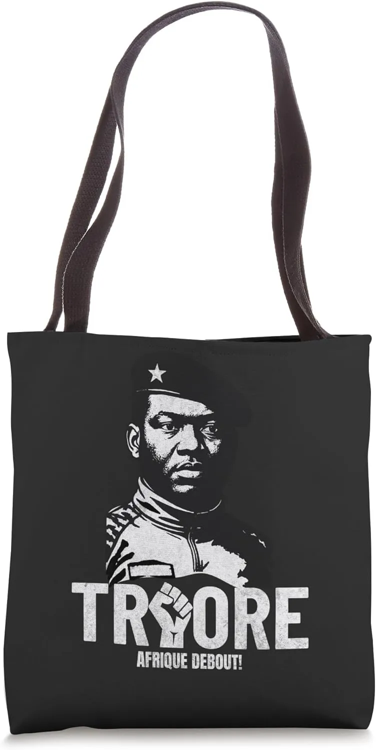 Africa Resistance Thomas Sankara Burkina Faso Ibrahim Traore Tote Bag