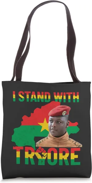 Africa Resistance Thomas Sankara Burkina Faso Ibrahim Traore Tote Bag