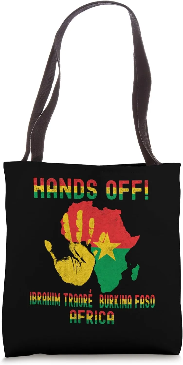 Africa Resistance Thomas Sankara Burkina Faso Ibrahim Traore Tote Bag