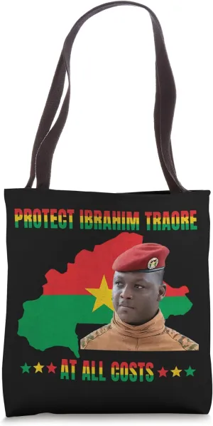 Africa Thomas Sankara Burkina Faso Protect Ibrahim Traore Tote Bag