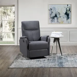 Aienid Electric Massage Chair Dark Gray Patio Chair Cushions 1PCS Grey Fabric with USB Charge Port Adjustable Seat Height 19.3" Foam for Living Room Garden