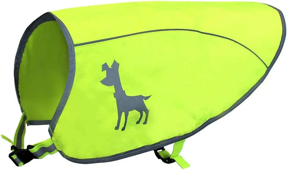 Alcott Essentials Visibility Dog Vest, Large, Neon Yellow with Reflective Accents
