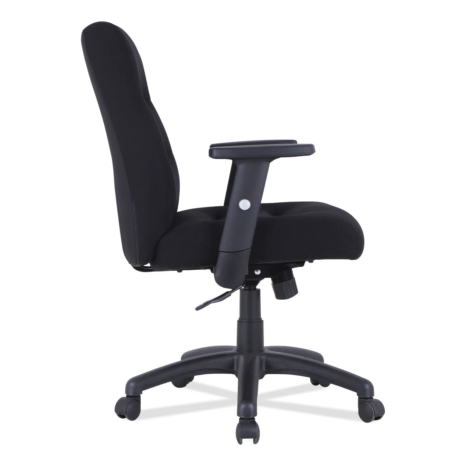 Alera® Alera Kesson Series Petite Office Chair, Supports Up To 300 Lb, 17.71" To 21.65" Seat Height, Black