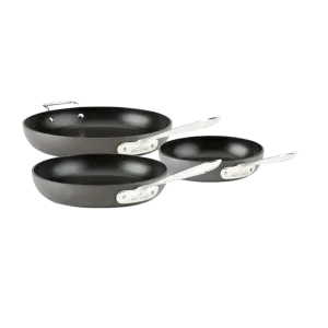 ALL-CLAD HA1 Hard Anodized Nonstick Fry Pan Set – 8”, 10”, & 12” Skillets