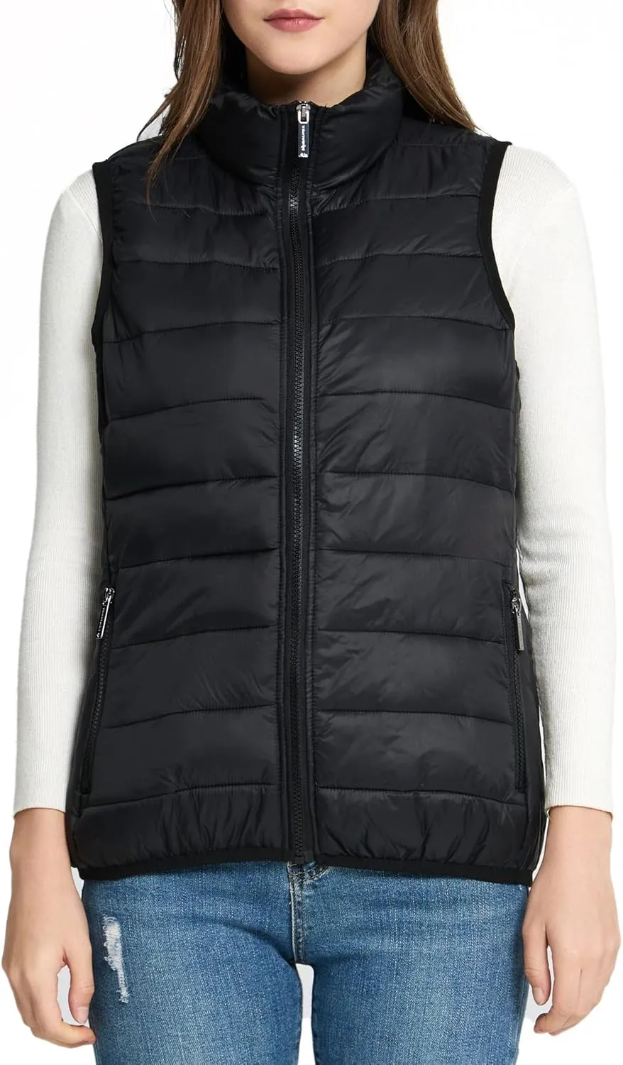 Alpine Swiss Jodie Womens Puffer Vest Lightweight Packable Down Alternative Vest Jacket