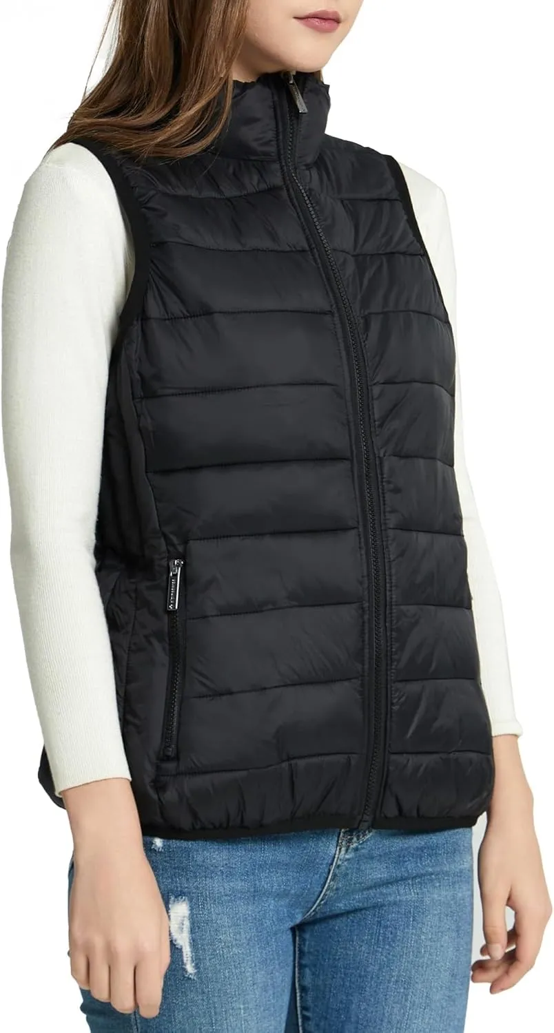 Alpine Swiss Jodie Womens Puffer Vest Lightweight Packable Down Alternative Vest Jacket