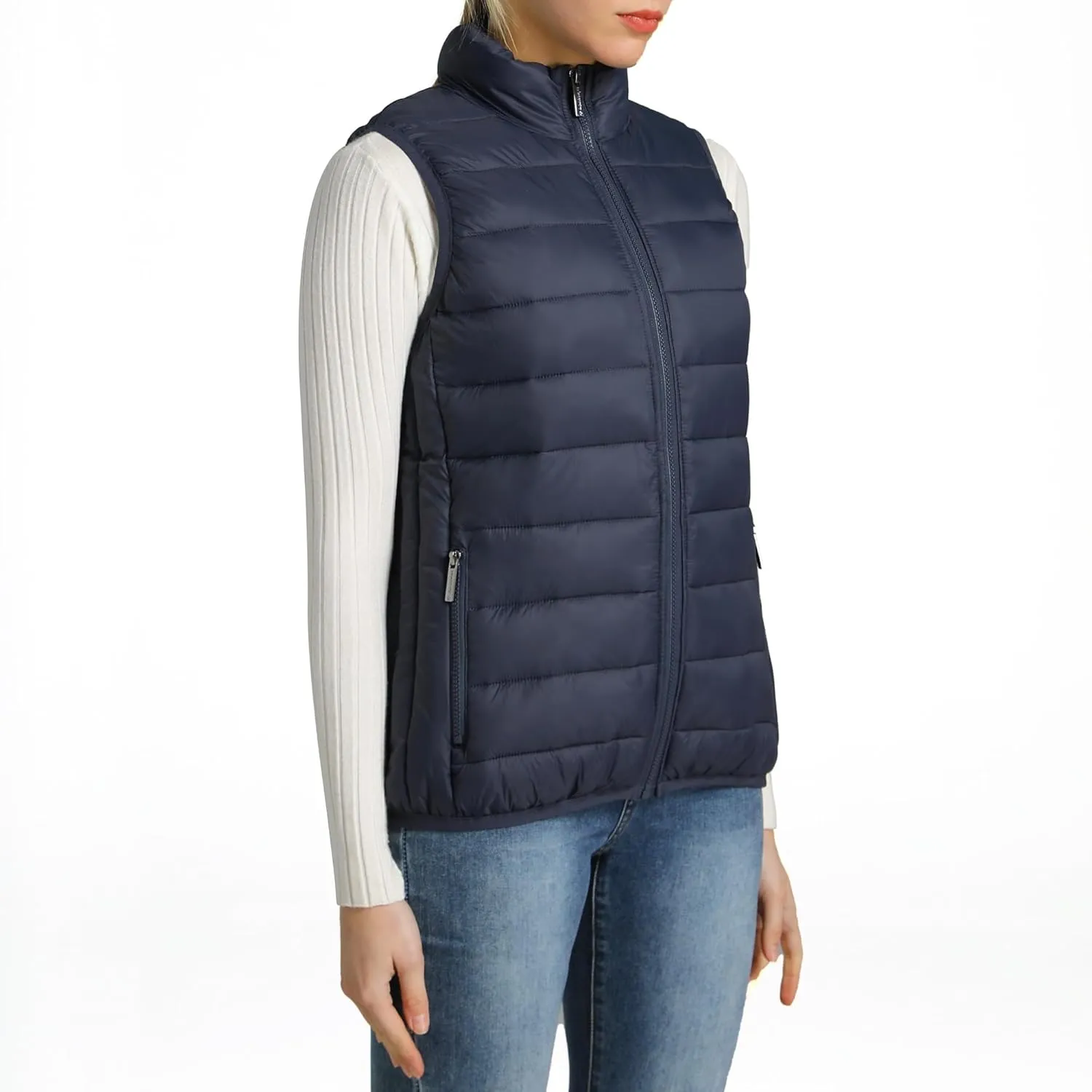 Alpine Swiss Jodie Womens Puffer Vest Lightweight Packable Down Alternative Vest Jacket