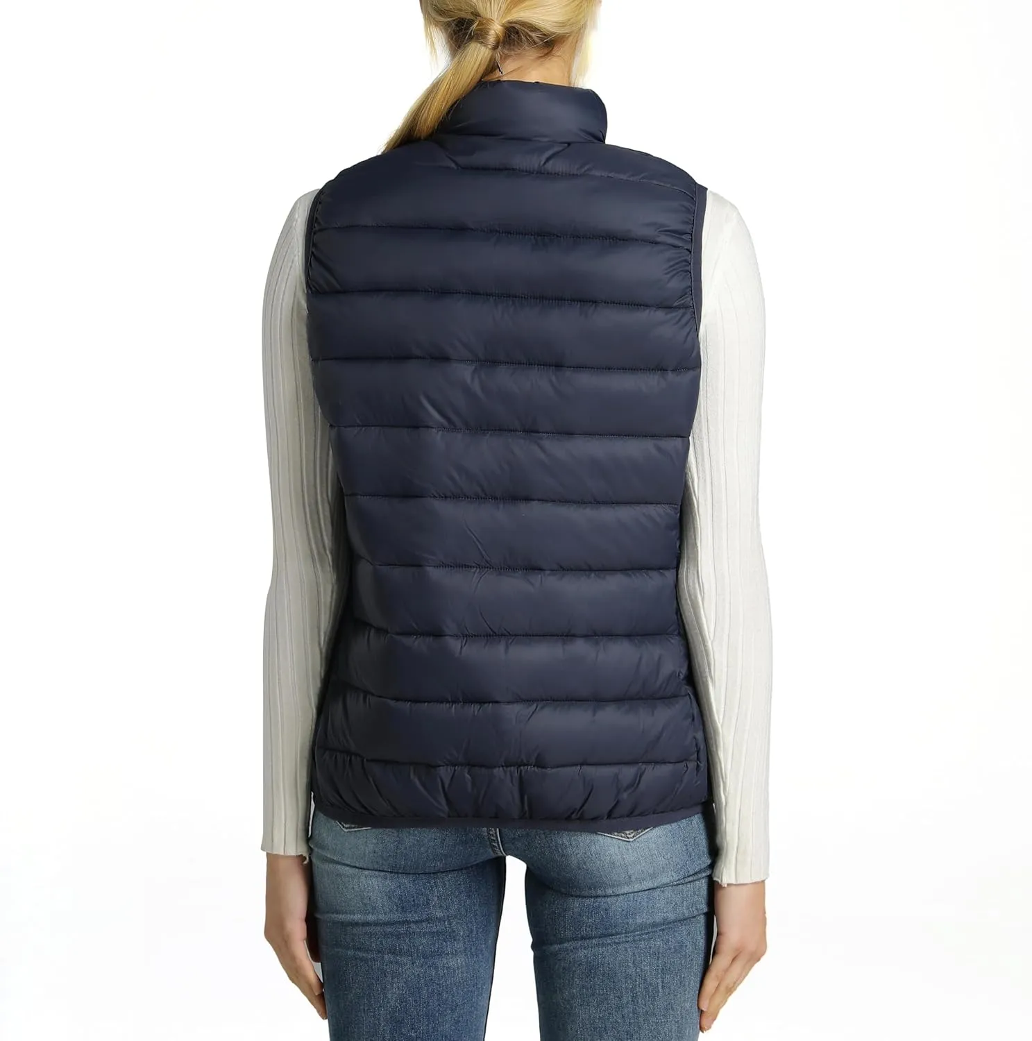 Alpine Swiss Jodie Womens Puffer Vest Lightweight Packable Down Alternative Vest Jacket