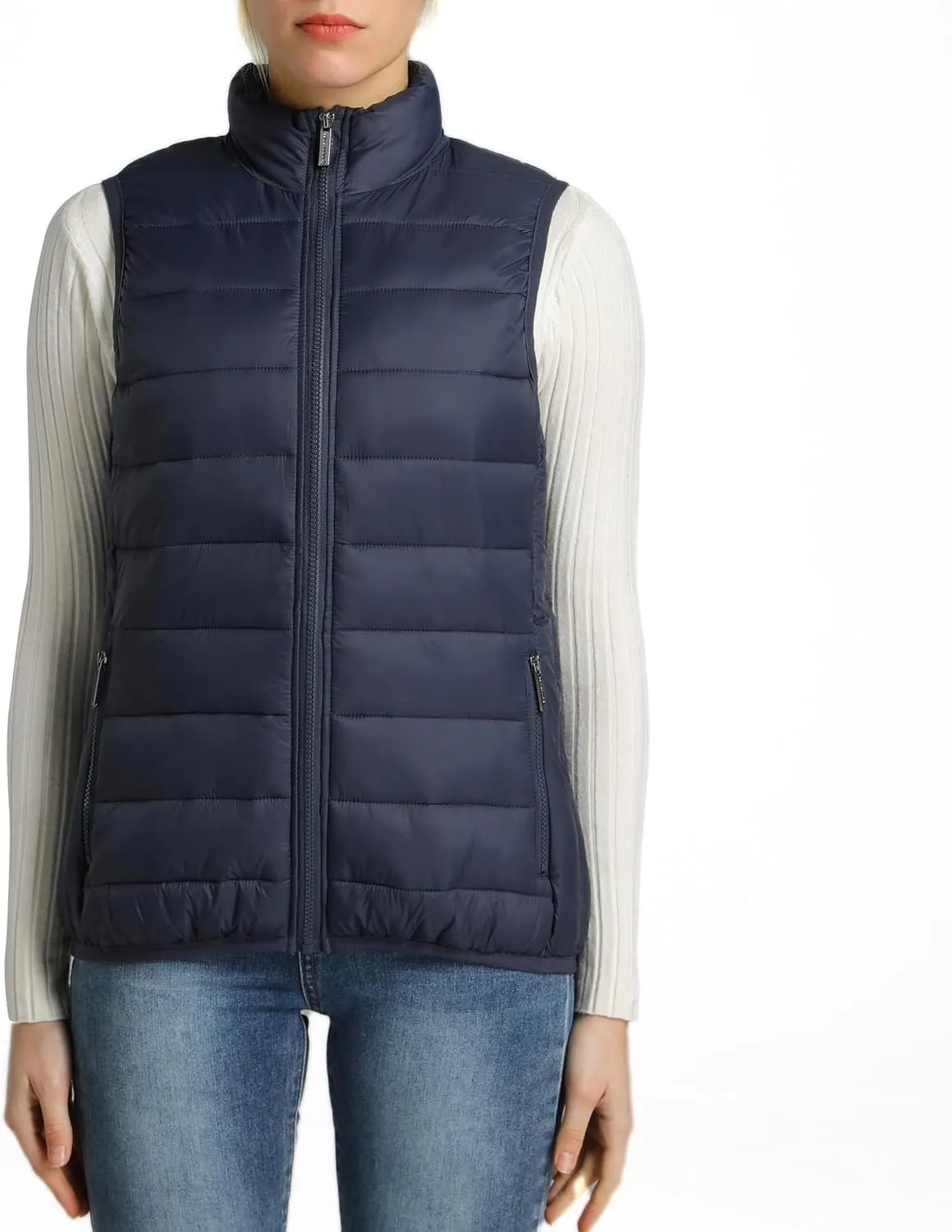 Alpine Swiss Jodie Womens Puffer Vest Lightweight Packable Down Alternative Vest Jacket