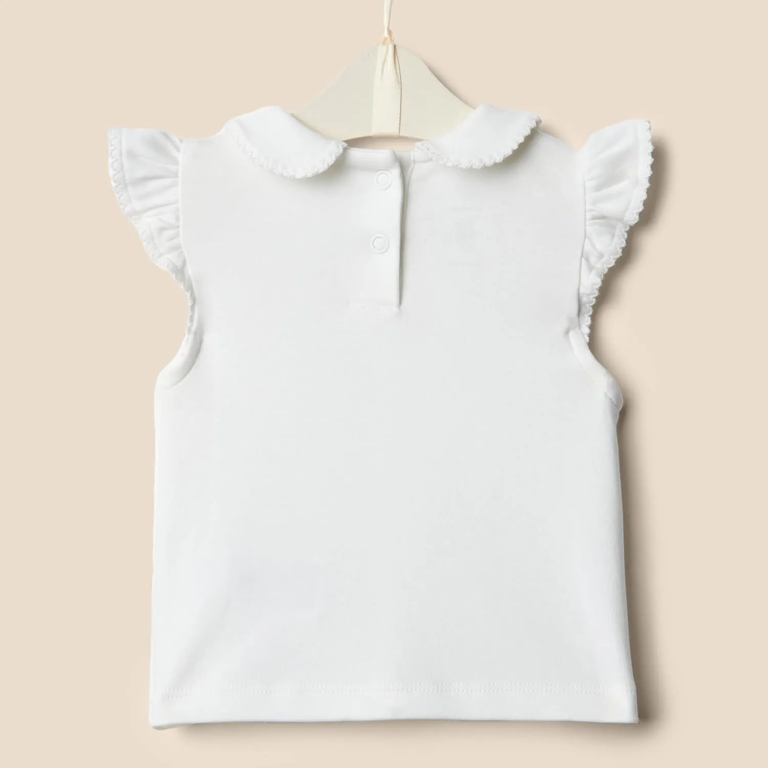 Amazon Essentials x Sofia Grainge Toddlers and Baby Girls' Short Sleeve Blouse, Pack of 2