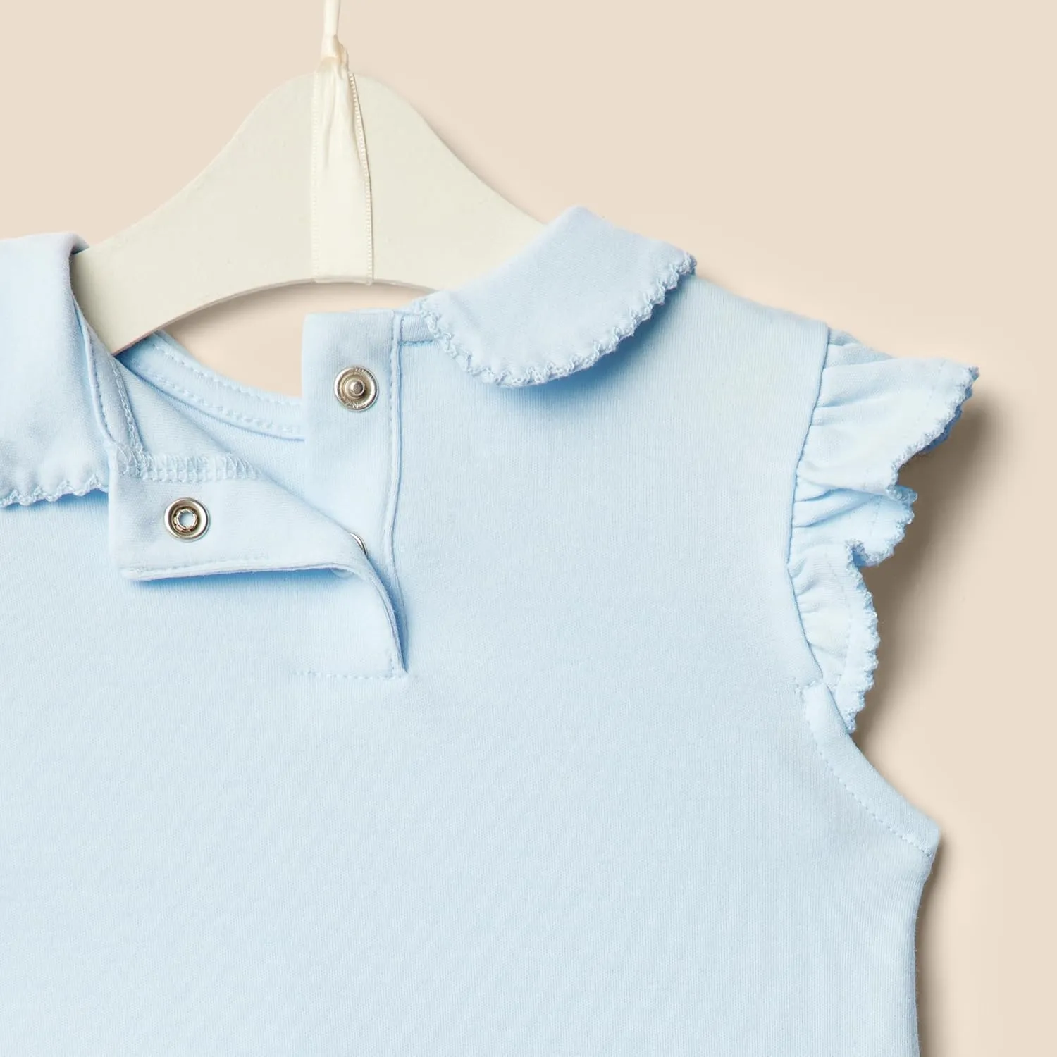Amazon Essentials x Sofia Grainge Toddlers and Baby Girls' Short Sleeve Blouse, Pack of 2