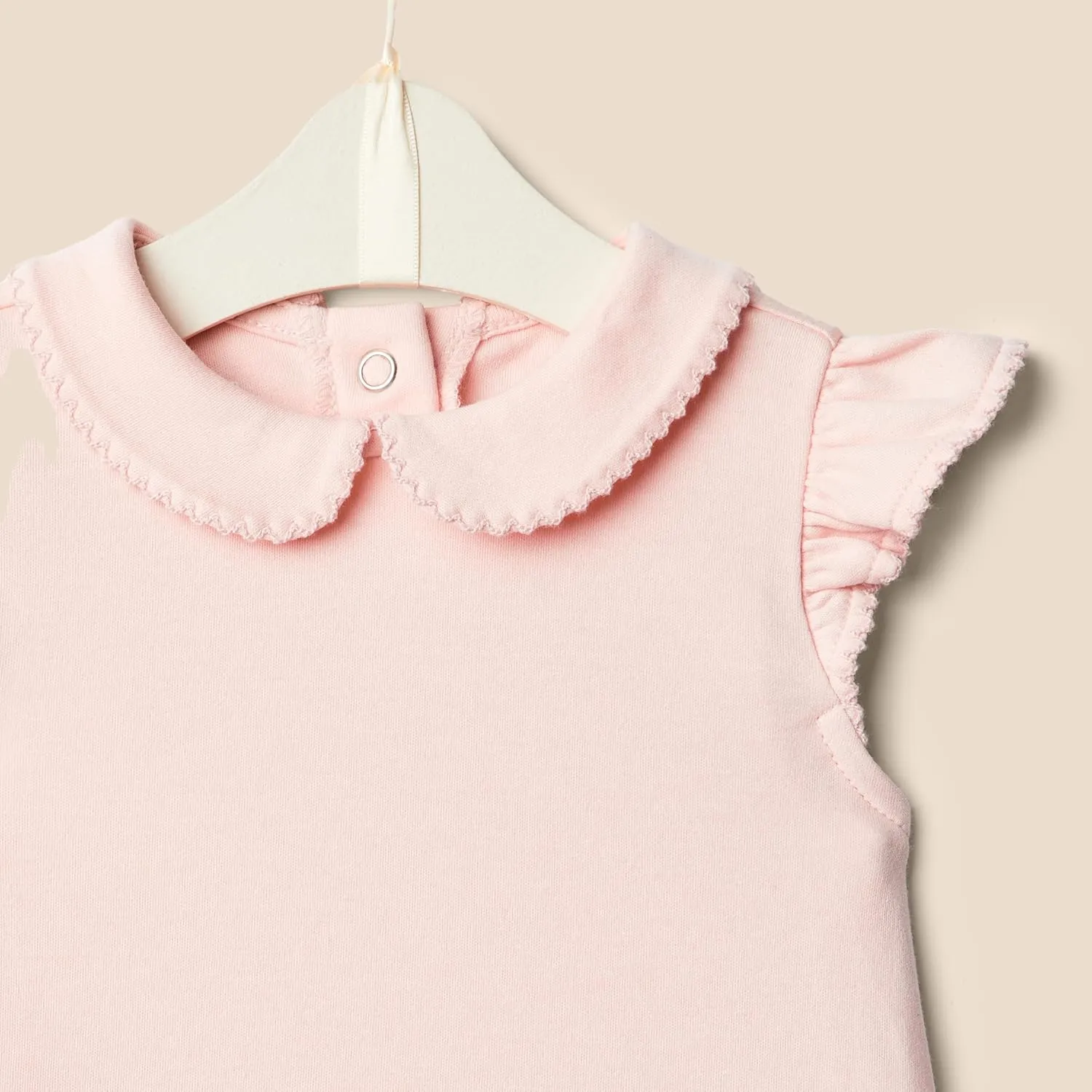 Amazon Essentials x Sofia Grainge Toddlers and Baby Girls' Short Sleeve Blouse, Pack of 2