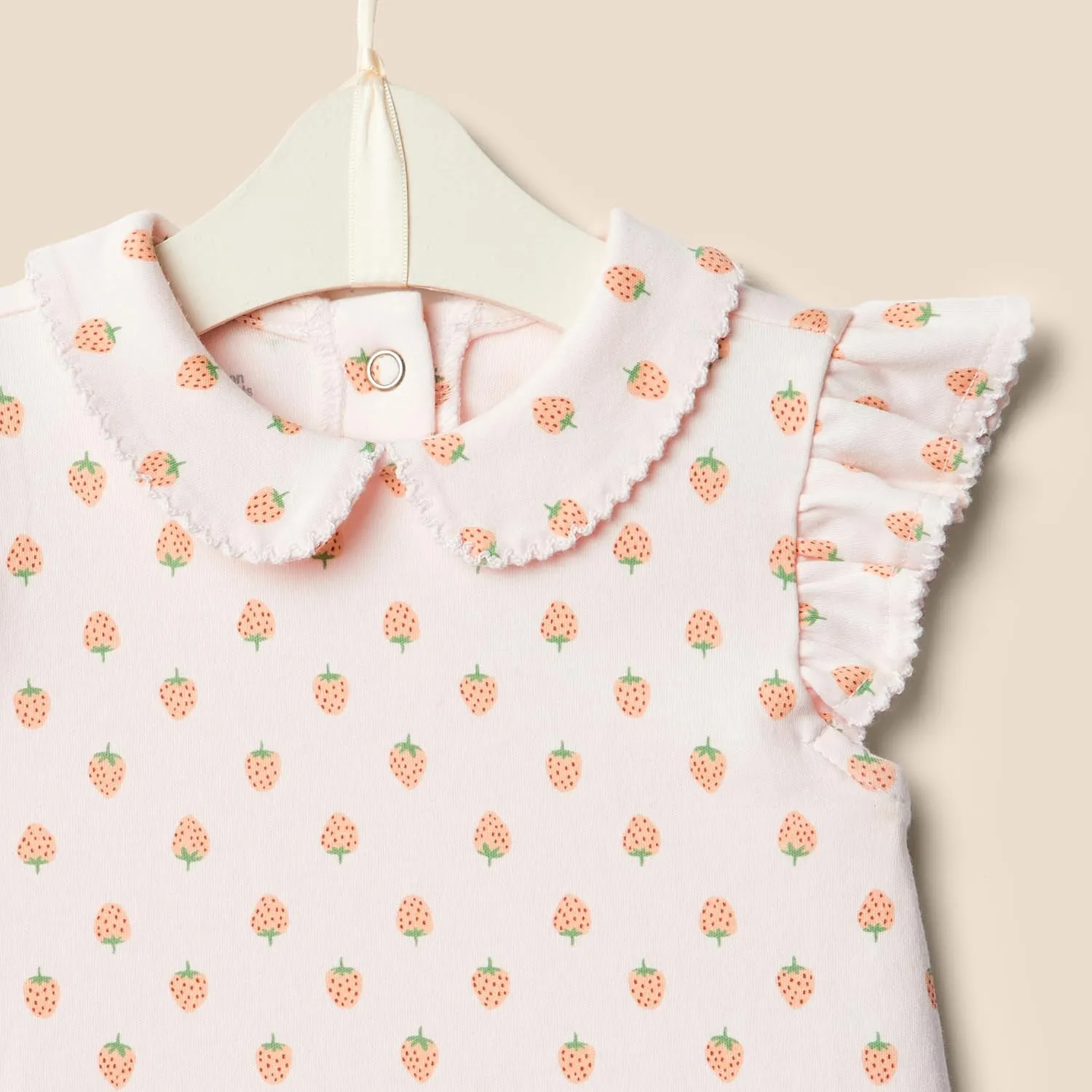 Amazon Essentials x Sofia Grainge Toddlers and Baby Girls' Short Sleeve Blouse, Pack of 2