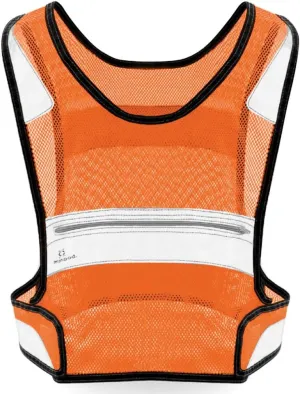 Amphipod Full Visibility Reflective Vest, Blaze Orange, S/M