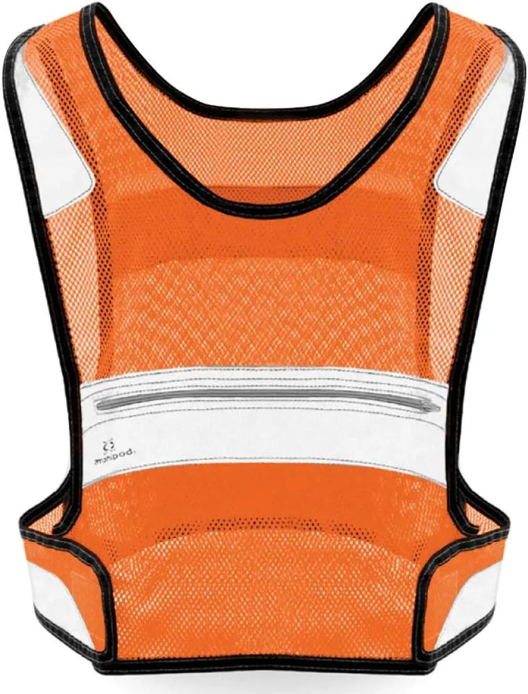 Amphipod Full Visibility Reflective Vest, Blaze Orange, S/M